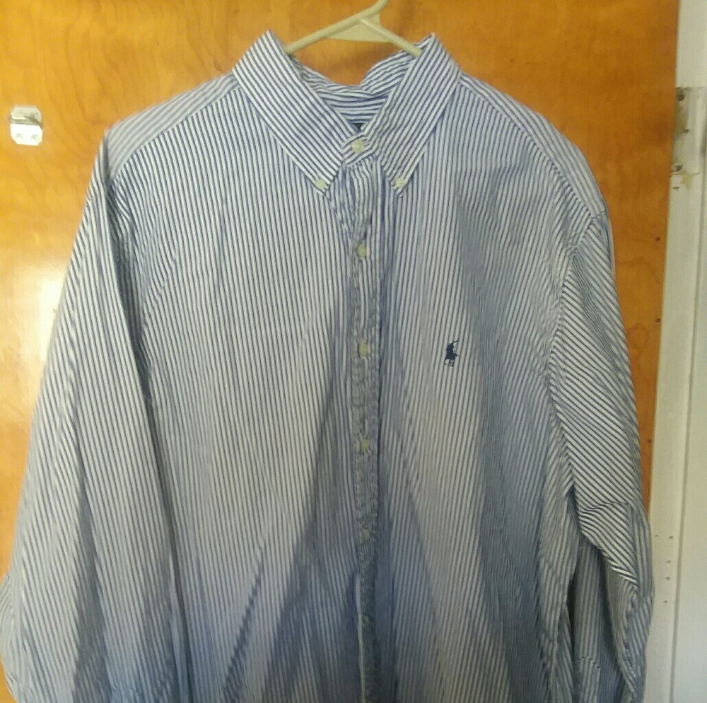 Mens Classic Fit Ralph Lauren Button Up Shirt